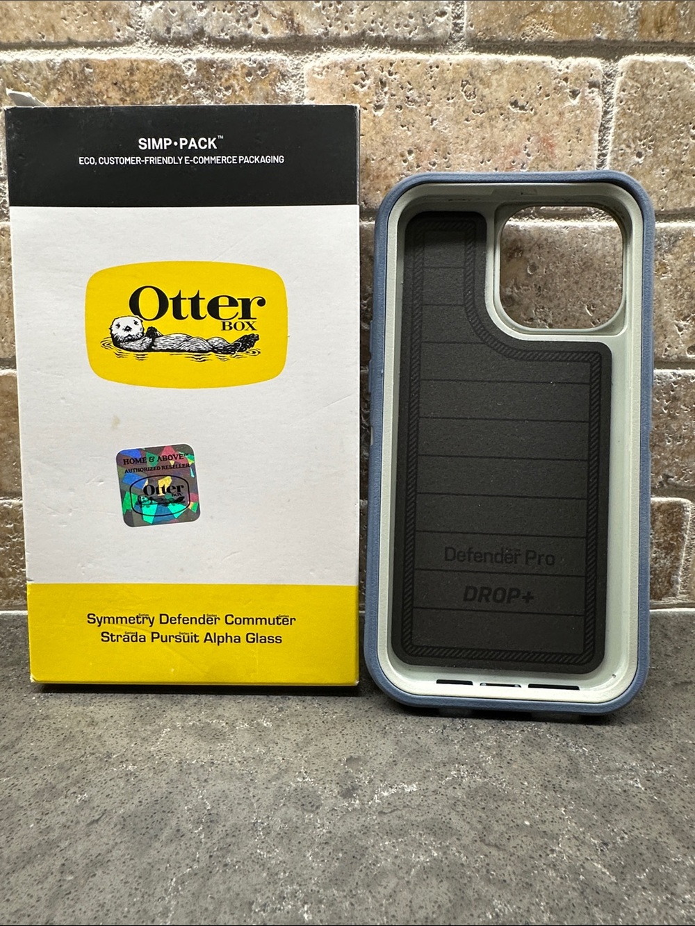 OtterBox Defender Pro Drop+ Rugged Case - Black Interior with Gray/Blue Trim